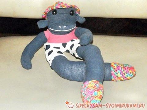 Новогодняя игрушка обезьяна своими руками смотреть онлайн