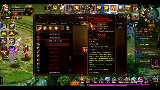 League of Angels - Divine Realm LvL + Bonus Hot Events смотреть онлайн