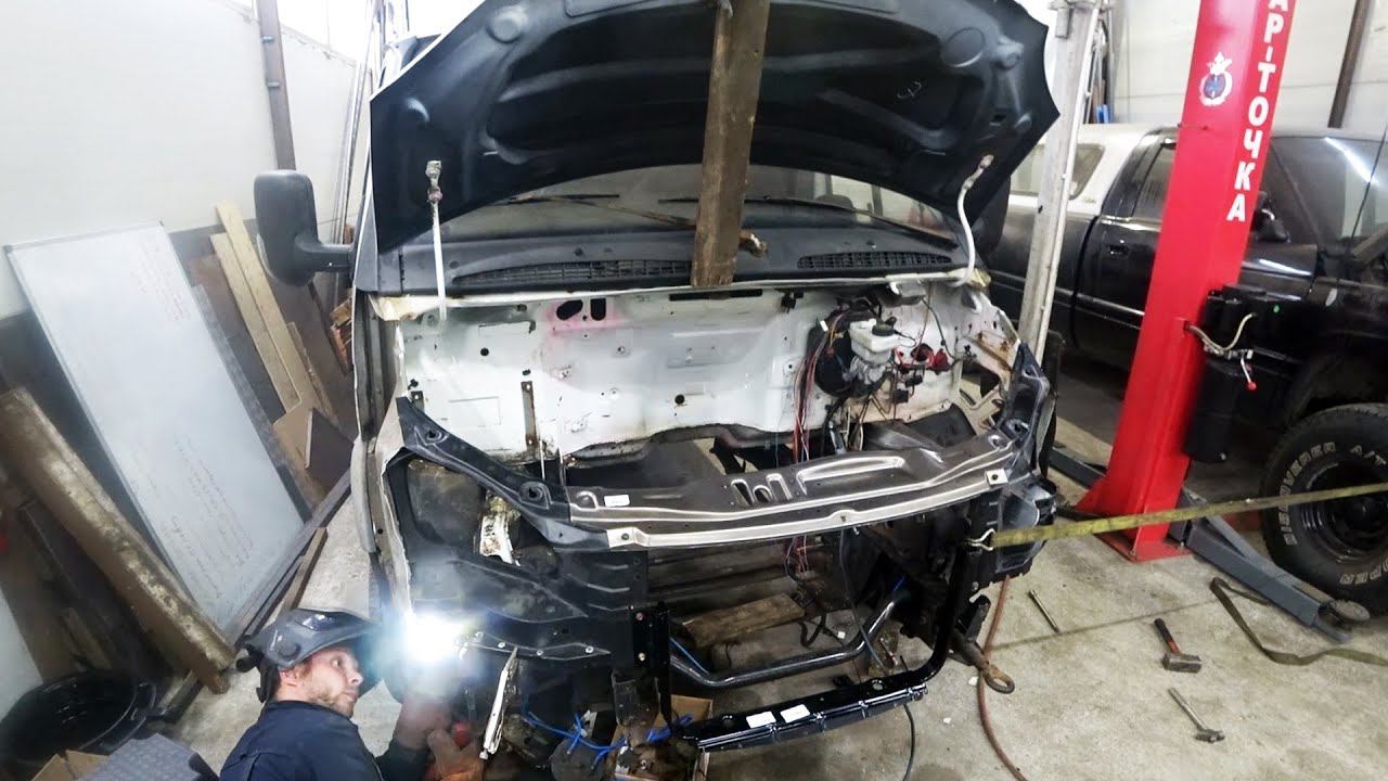 Swap Газель 3uz ремонт кабины ч2 от А до Я+ Подготовка моторного отсека к 3uz/Разборки