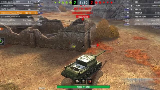 ISU 152 "1st Guards Tank Army" | WOTB MOD смотреть онлайн