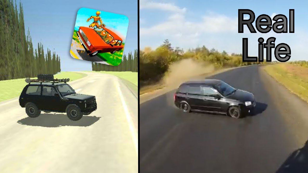 Аварии на реальных событиях #6 Ваз краш-тест симулятор 2 смотреть онлайн