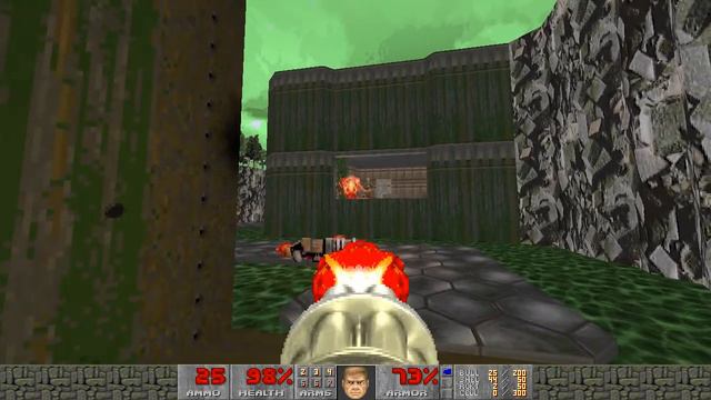 Doom 2: First attempt of Destruction Rush - map by elio.exe / UV + commentary смотреть онлайн