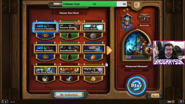 Hearthstone| Forged In The Barrens - Free to Play, Elemental Shaman Deck смотреть онлайн