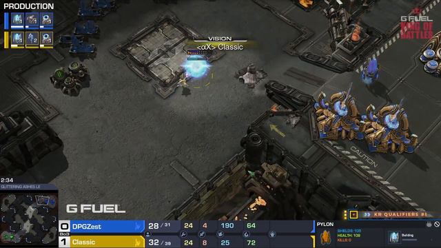 StarCraft 2: ZEST vs CLASSIC - King of Battles 3: Korea Server Qualifiers смотреть онлайн