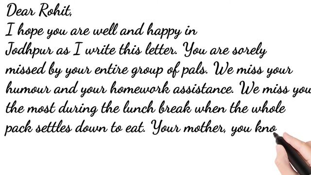 Write a letter to your friend who has gone to another town смотреть онлайн