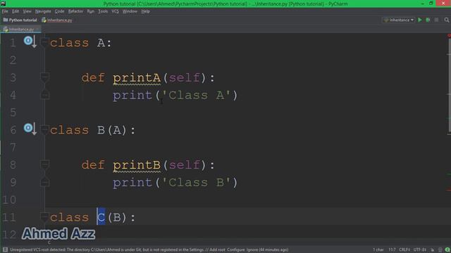 64.Python tutorial Inheritance بعض المصطلحات المهمة смотреть онлайн