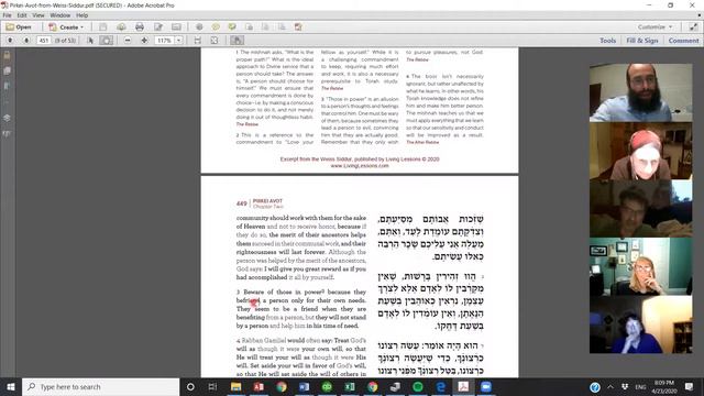 Ethics of the Fathers - Pirkei Avot class chapter 2 смотреть онлайн