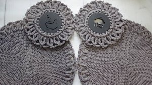 Салфетка сервировочная крючком/Презентация МК