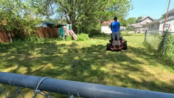 He WORKS from MORNING to NIGHT and his yard TOOK OVER! We SURPRISED him with a FREE LAWN MAKEOVER!