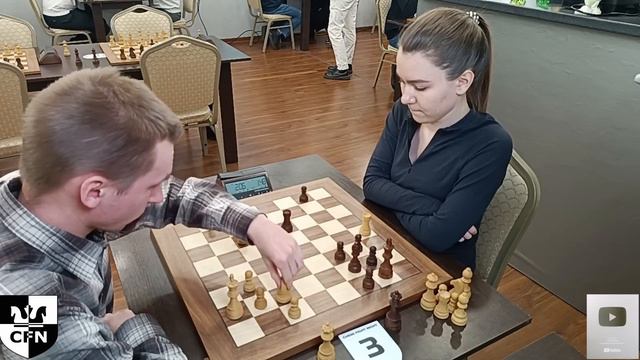 FM Megavolt (2283) Vs WFM Fatality (1913). Chess Fight Night. CFN. Blitz