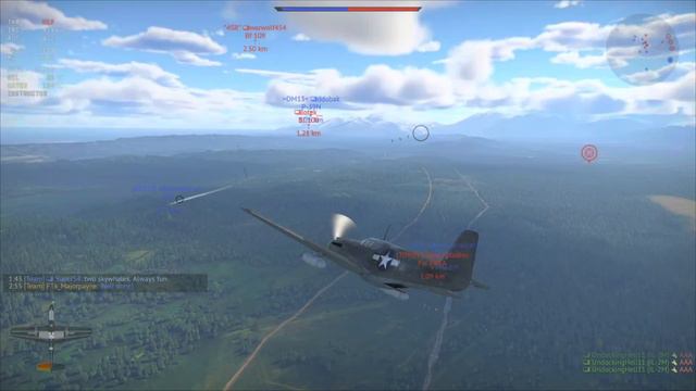 [War Thunder] A36 gunpods смотреть онлайн