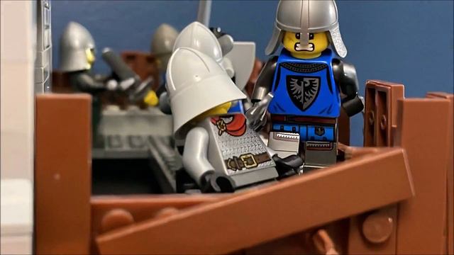 Rebellion | Black Falcons siege | Lego Castle Battle Stop Motion смотреть онлайн