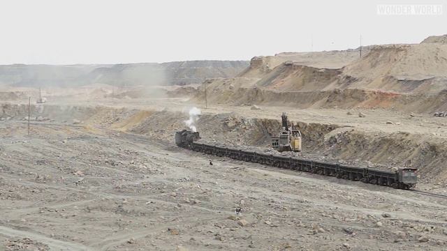 Sandaoling Fire Breathing Coal Mine Train