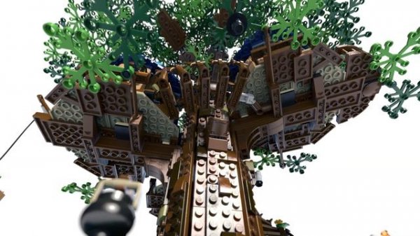 LEGO IDEAS Treehouse blooming with sustainable bricks!