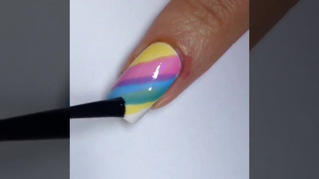 Разноцветный маникюр смотреть онлайн