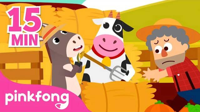 Farm Animal Songs for Kids | 🐮 Farmony and more | Learn Animals | Pinkfong Animal Songs for Childre смотреть онлайн