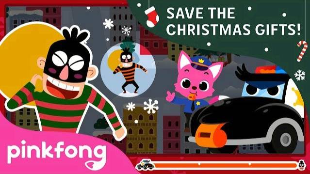 Let's Catch Papi Yong! | Save the Christmas Gifts | Police Car Game | Pinkfong Games смотреть онлайн