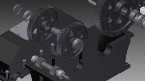 Редуктор 2-ступенчатый цилиндрический сборка.avi