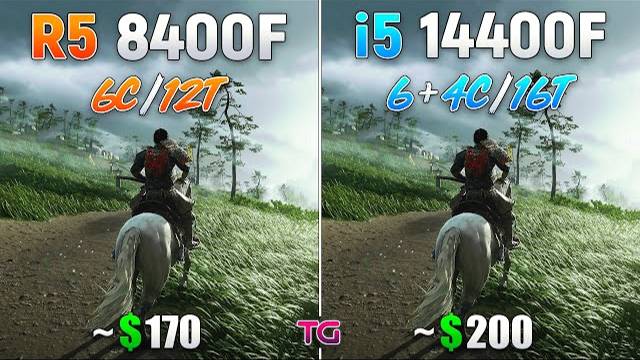 Ryzen 5 8400F Vs Core I5 14400F - Test In 8 Games