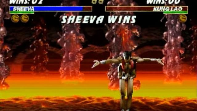 Ultimate Mortal Kombat 3 - Saturn - Stage Fatality - Scorpion's Lair смотреть онлайн