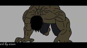 Hulk transformation animation(part -3)|Movie style animation|The Incredible Hulk (2008)|Art by Arun