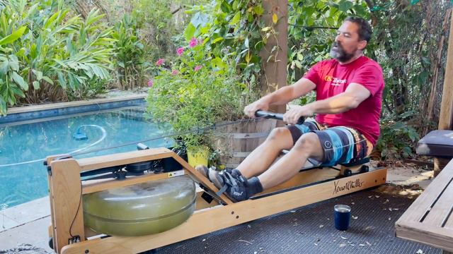 37 Minute Rowing workout: Pyramid and upper body and arms only at rate changes. смотреть онлайн