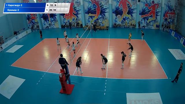 Караганда-2 - Куаныш-2.Волейбол|XXX ЧРК|Женщины|Высшая лига U-23|1 тур|Усть-Каменогорск смотреть онлайн