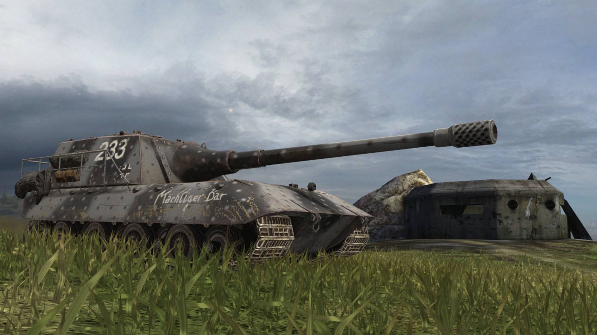 Tank Blitz (Lesta) Прокачка E 100 бой на 1к урона!!!!