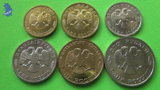 Набор ЛМД за 1995 года. «50 лет Победы».6 монет. # 712 смотреть онлайн