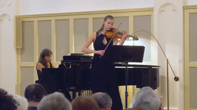 Chant du Berceau for violin and piano - Hubert de Blanck. Organized by Palm Music Foundation смотреть онлайн