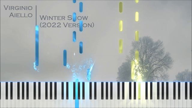Virginio Aiello - Winter Snow (2022) - [Piano Tutorial] (Synthesia - SeeMusic)