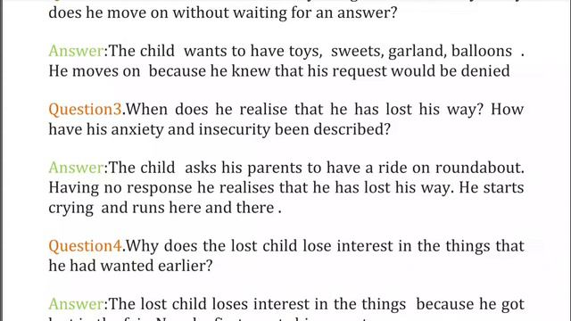 The Lost Child | Ls-1|Class9th English ( Moments)| Easy and Short Q/Ans |Fully explained (हिंदी में смотреть онлайн