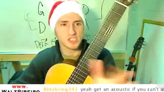 How To Play "Last Christmas" On Guitar! смотреть онлайн