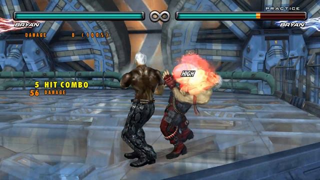 Tekken 5 DR Bryan Death Combo смотреть онлайн