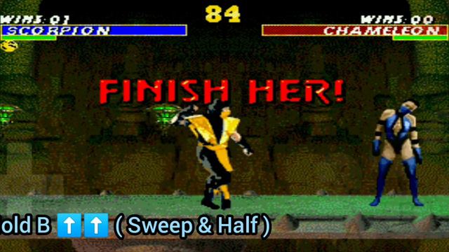 Scorpion MK1 Fatality Cheats Hits Combo Tutorial ( Ultimate Mortal Kombat Trilogy Sega MD) Android смотреть онлайн