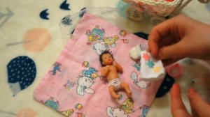 Вечер с силиконовым мини реборном