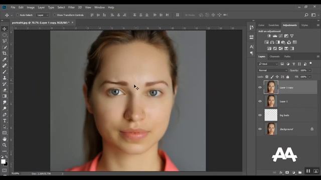20.20- تعديل الصور الجزء الثانى -- تعديل البشره باحترافيه و سرعه -Nik Collection & Portraiture -Plug смотреть онлайн