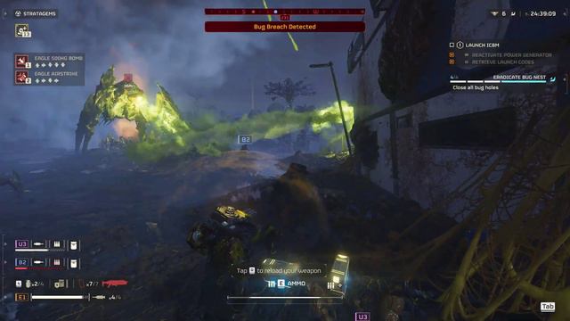 helldivers 2 - one 500kg bomb 2 bile titans смотреть онлайн