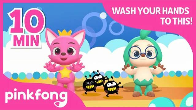 Wash Your Hands | 10 Minutes Hand-washing song | Pinkfong Songs for Children смотреть онлайн