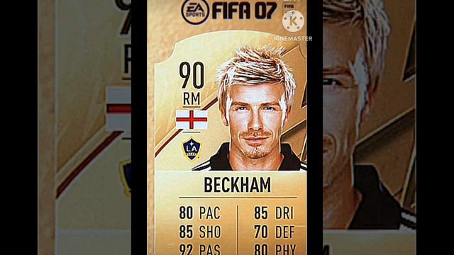 EVALUATION OF David BECKHAM in FIFA (1998 to 2023)🐐 смотреть онлайн
