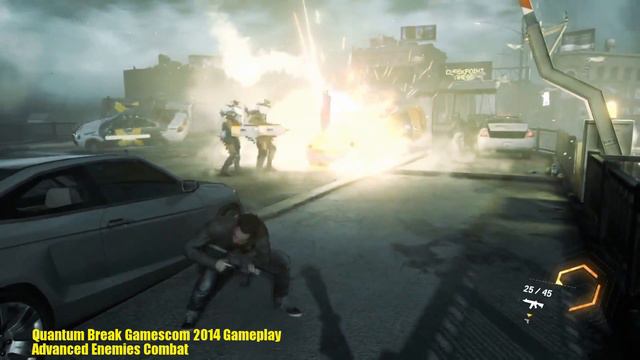 Quantum Break 2014 vs 2015 Gameplay Gamescom Comparison смотреть онлайн