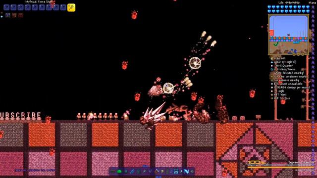 Terraria Supreme Buffed Terra Staff   Vs Calamity Mod Boss Rush