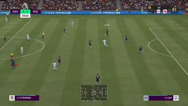 FIFA Man City vs Coventry смотреть онлайн