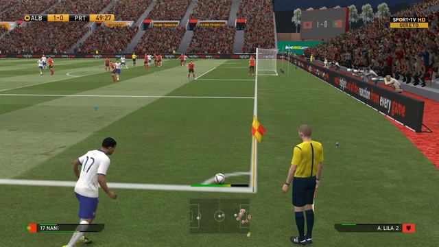PES 2015: Albania vs Portugal смотреть онлайн