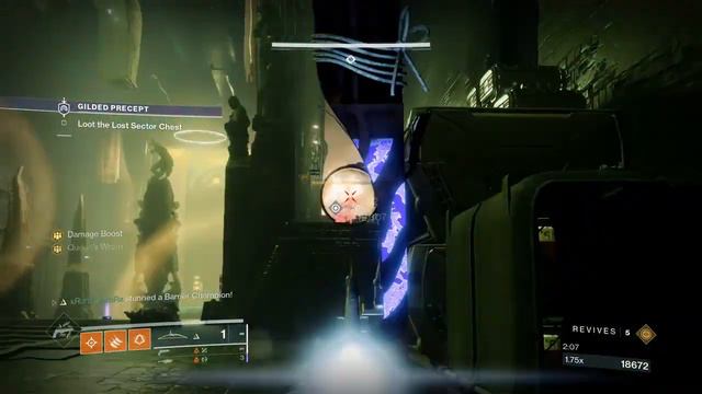 Gilded Precept Master Lost Sector SOLO Solar Hunter | Destiny 2 смотреть онлайн