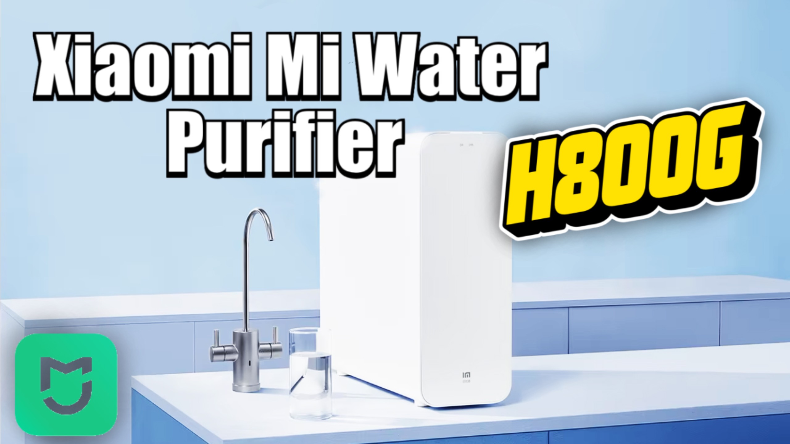 Обзор и подключение (Очиститель воды Xiaomi Water Purifier H800G) смотреть онлайн