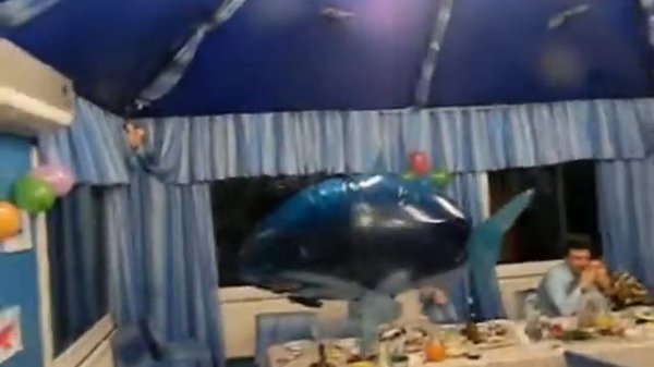 Летающая акула на радиоуправлении