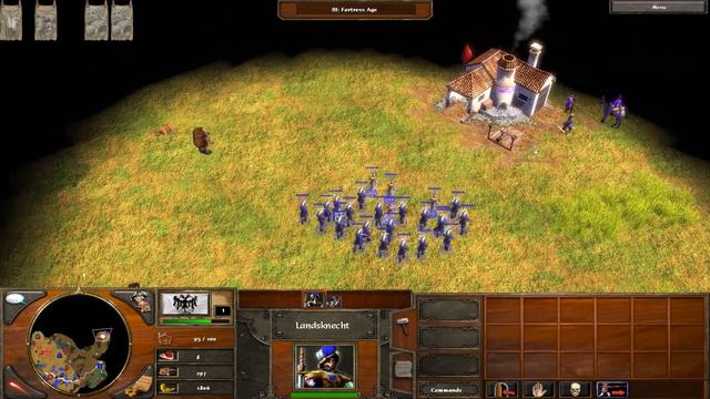Age Of Empires 3 - German Power - Multiplayer Gameplay смотреть онлайн
