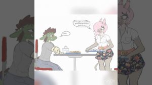 furry girl force feeding stuffing