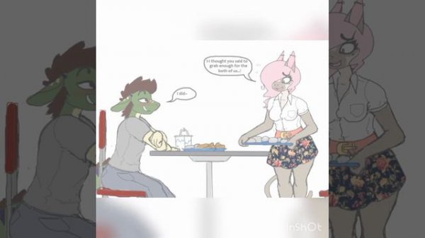furry girl force feeding stuffing